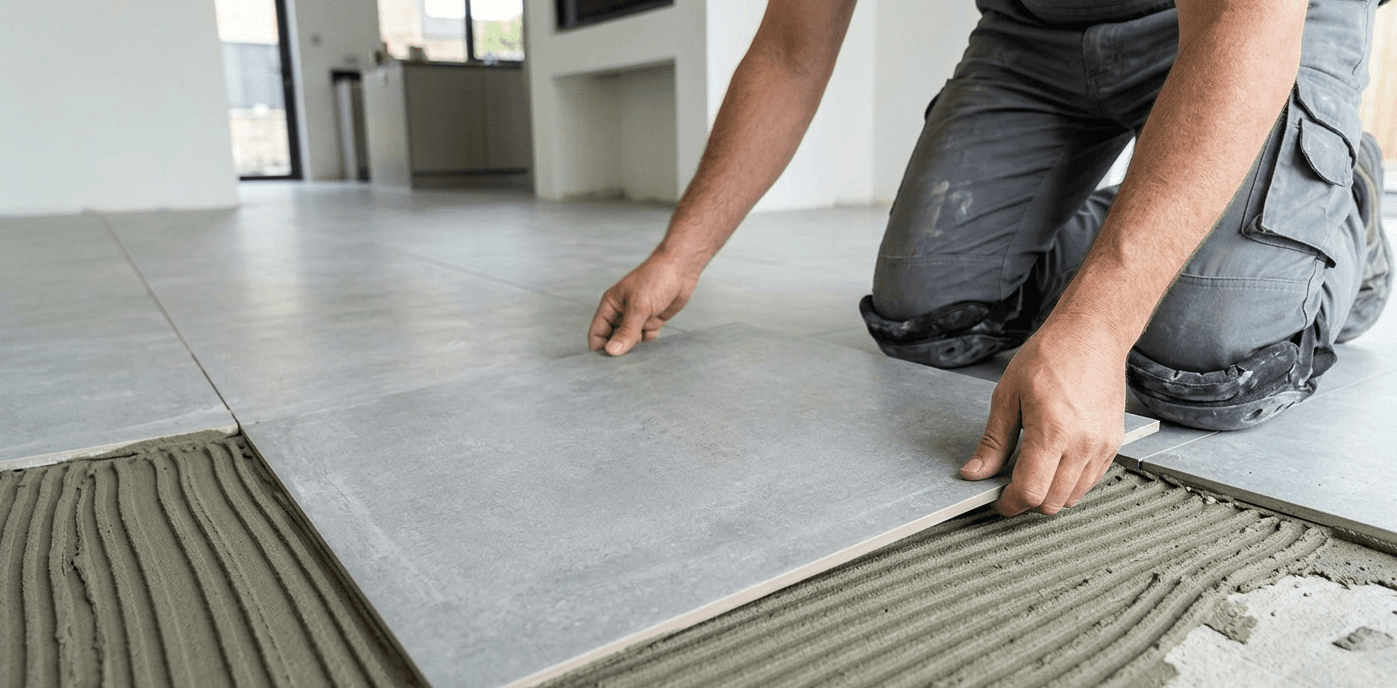 Tiling work by Diamond VIC Tiling